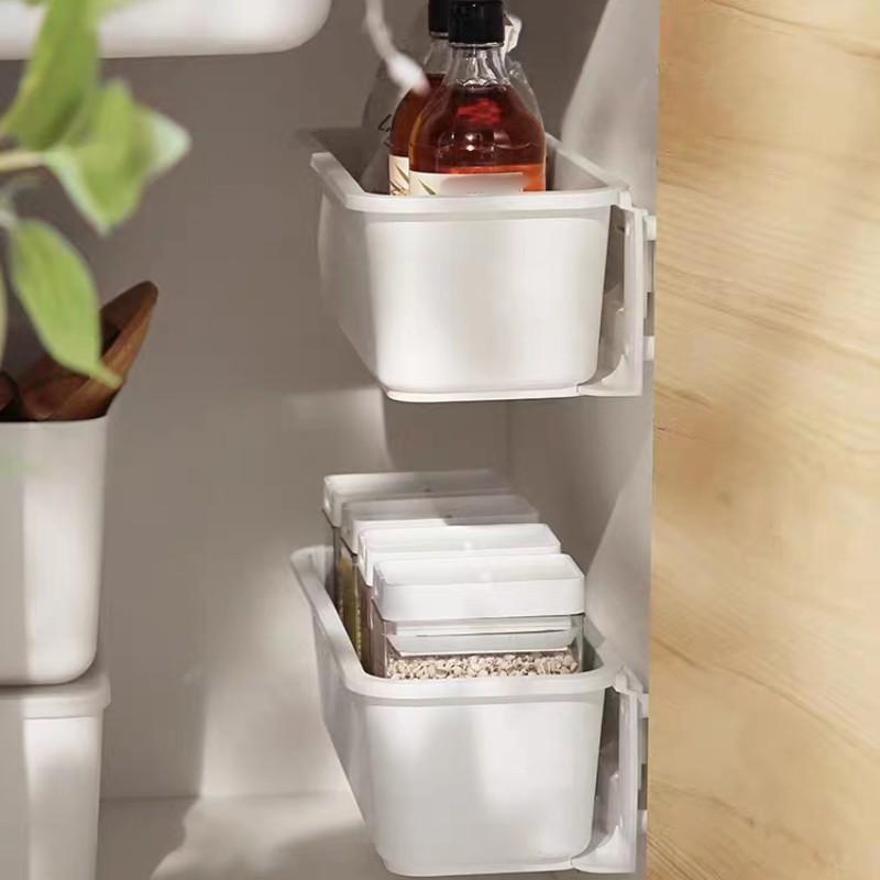 Pull Out Cabinet Storage Box Bathroom Kitchen Wall Mounted Storage Box
