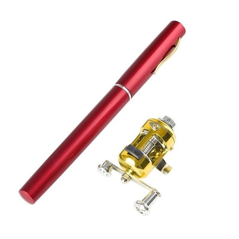 1pc Mini Telescopic Fishing Rod And Reel Combo Pocket Pen - Temu