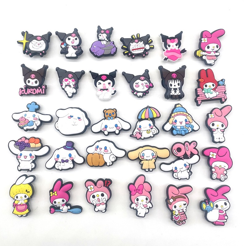 20pcs Cute Sanrio Nail Charms 2023 Fashion Hello Kitty Cinnamoroll