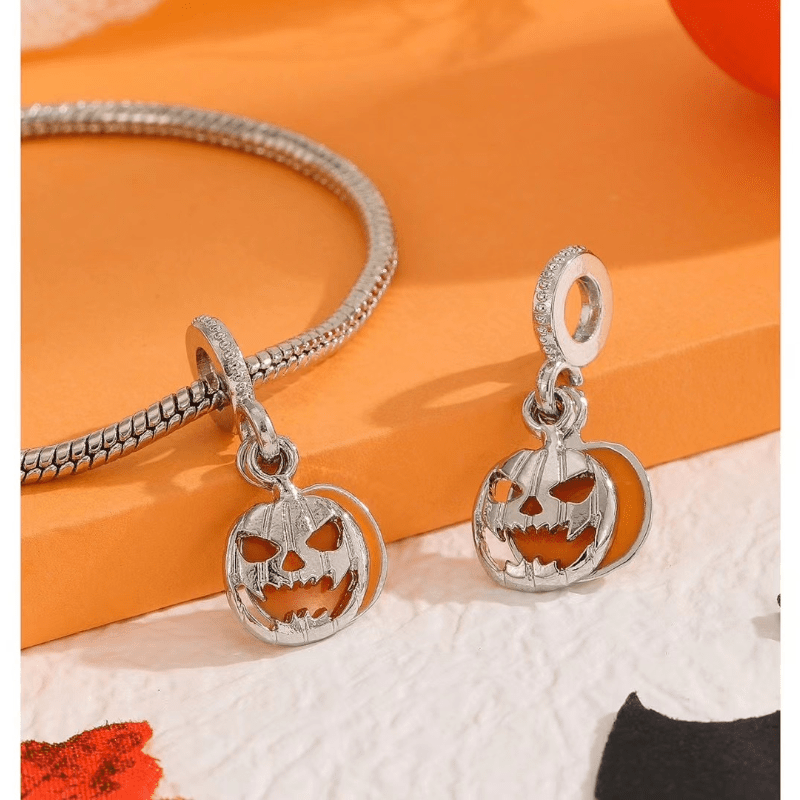 New Pumpkin Skull Beads, Halloween Series Beaded Pendant, Bracelet Diy  Accessories - Temu Austria