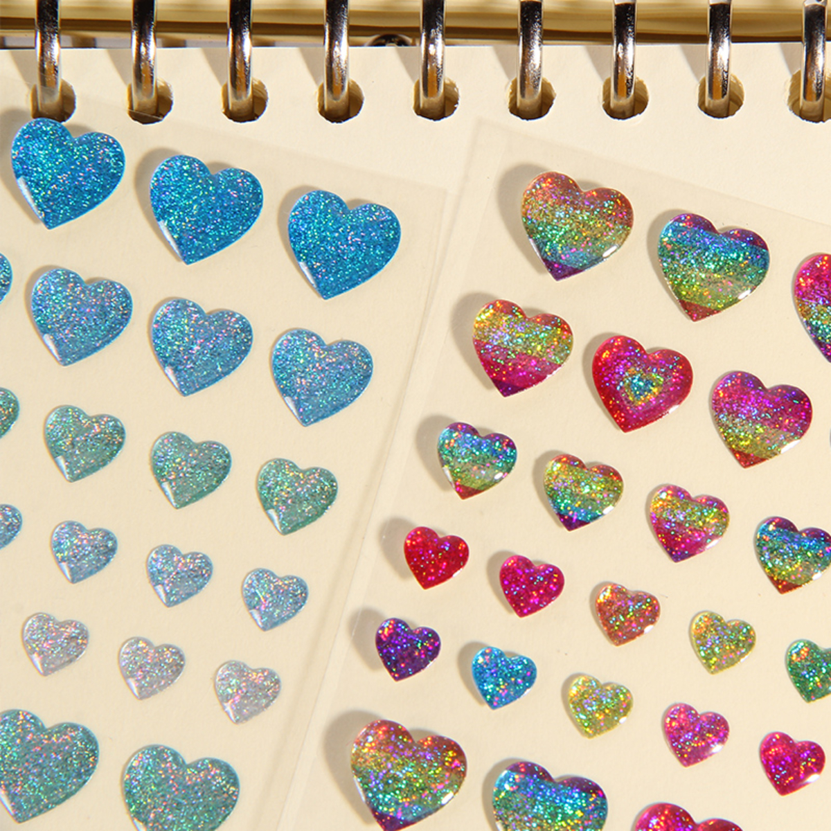 Heart Jewel Stickers, Hearts Gem Stickers, 3d Crystal Sticker