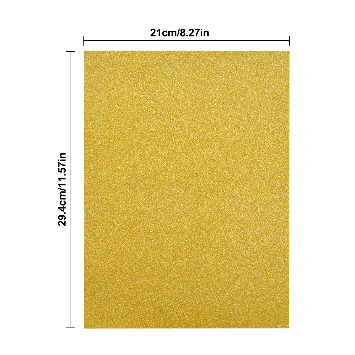 sparkle cardstock - gold