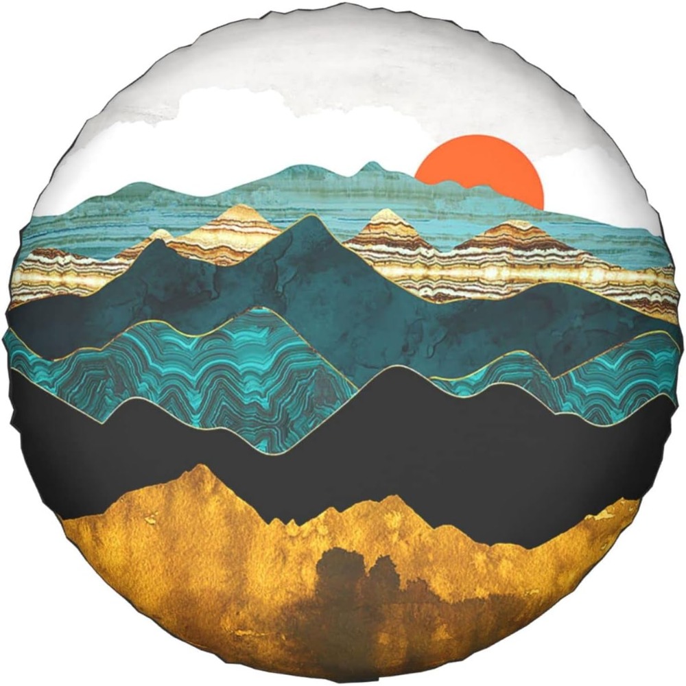 Mountains Nature Sunset Scenery Spare Tire Cover Universal Fit For Wrangler  Vehicles 14 15 16 17 Waterproof Dust Proof Tire Wheel Protector  Automotive Temu Bahrain