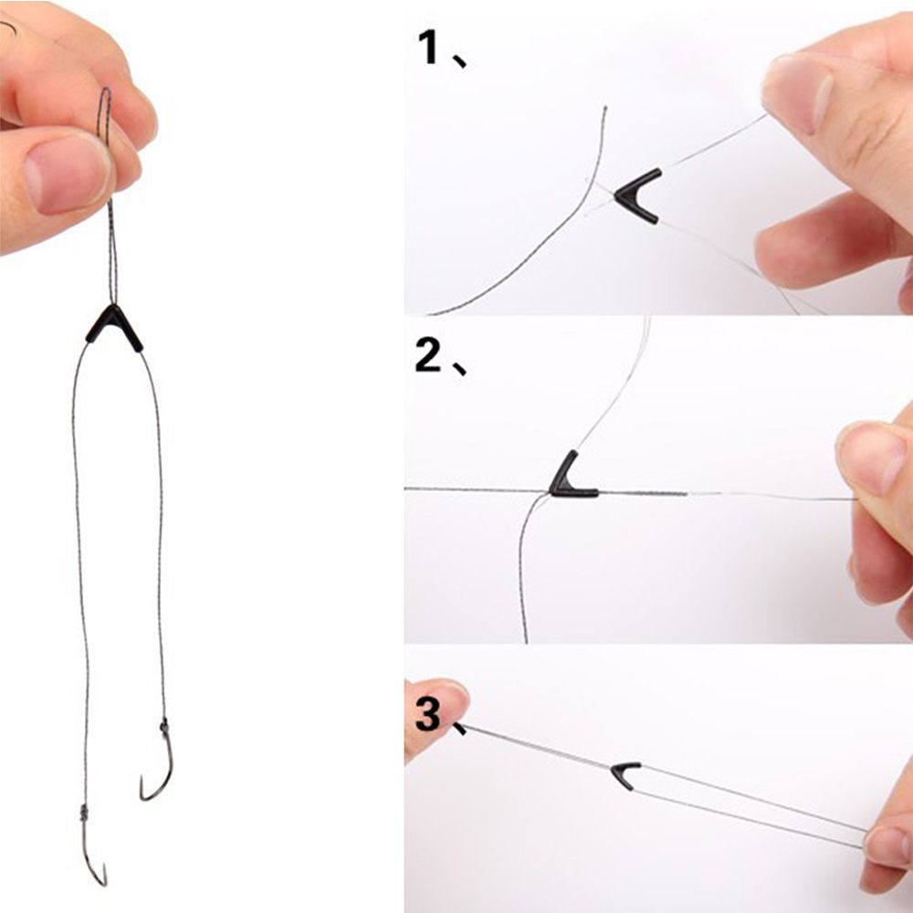 Silicon Double Hooks Contactor Device Fishing Line Space - Temu Australia