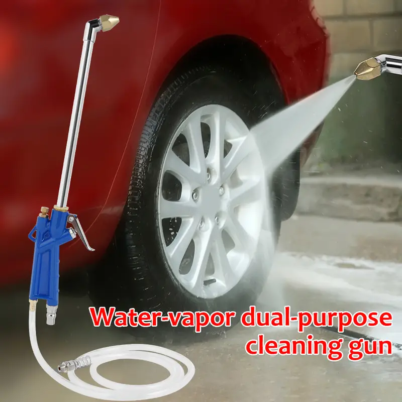 Pneumatic Water Cleaning Tool Car Cleaning Sprayer Tool, Metal Auto Water  Cleaner With 47.24in Hose Durable Vehicle Degreaser Sprayer Air Blow Tool