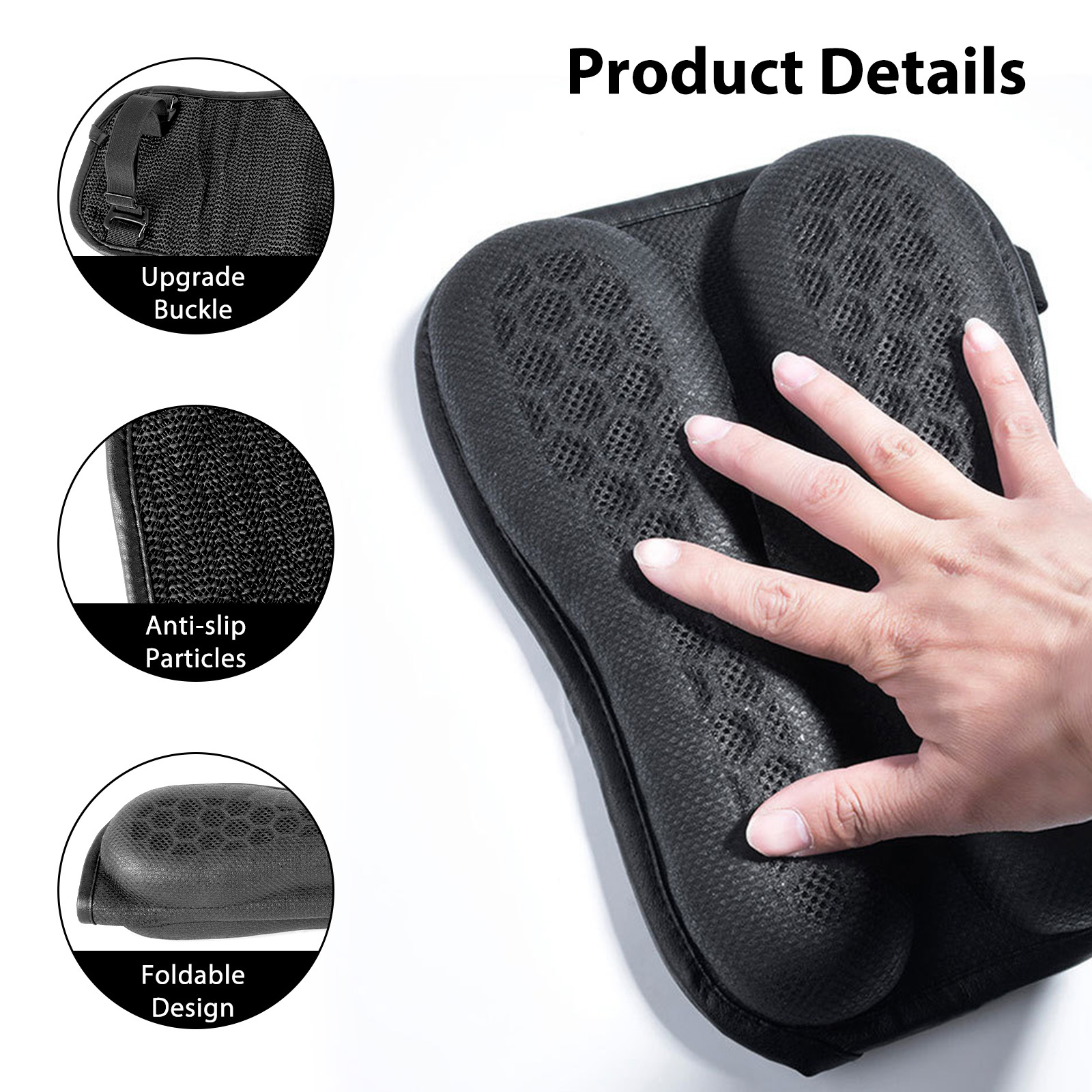 Universal Motorcycle Air Seat Cushion Cover 3D Seat Cushion
