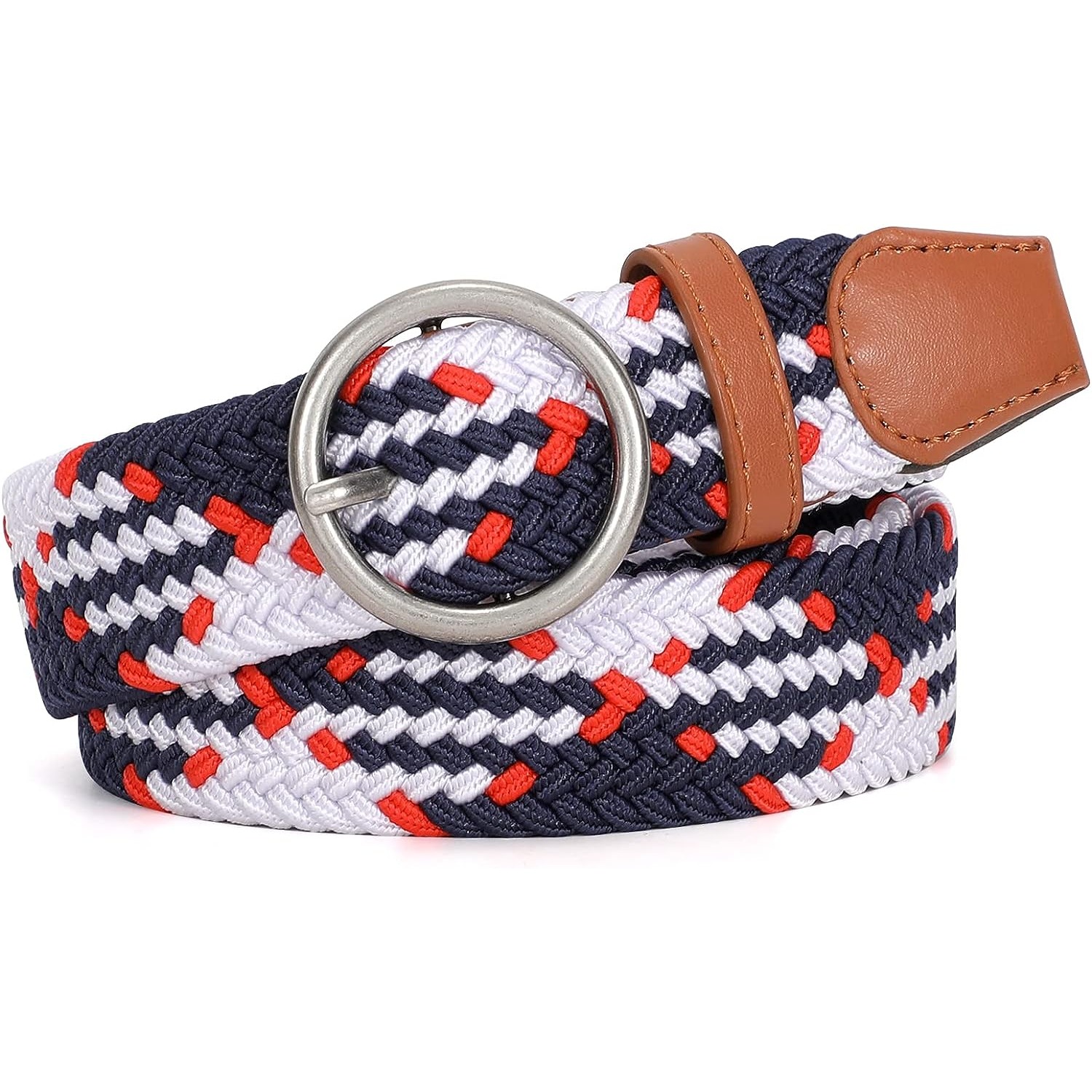 Casaba Stretch Braided Golf Belts Woven Elastic Adjustable Fit Mens Womens  