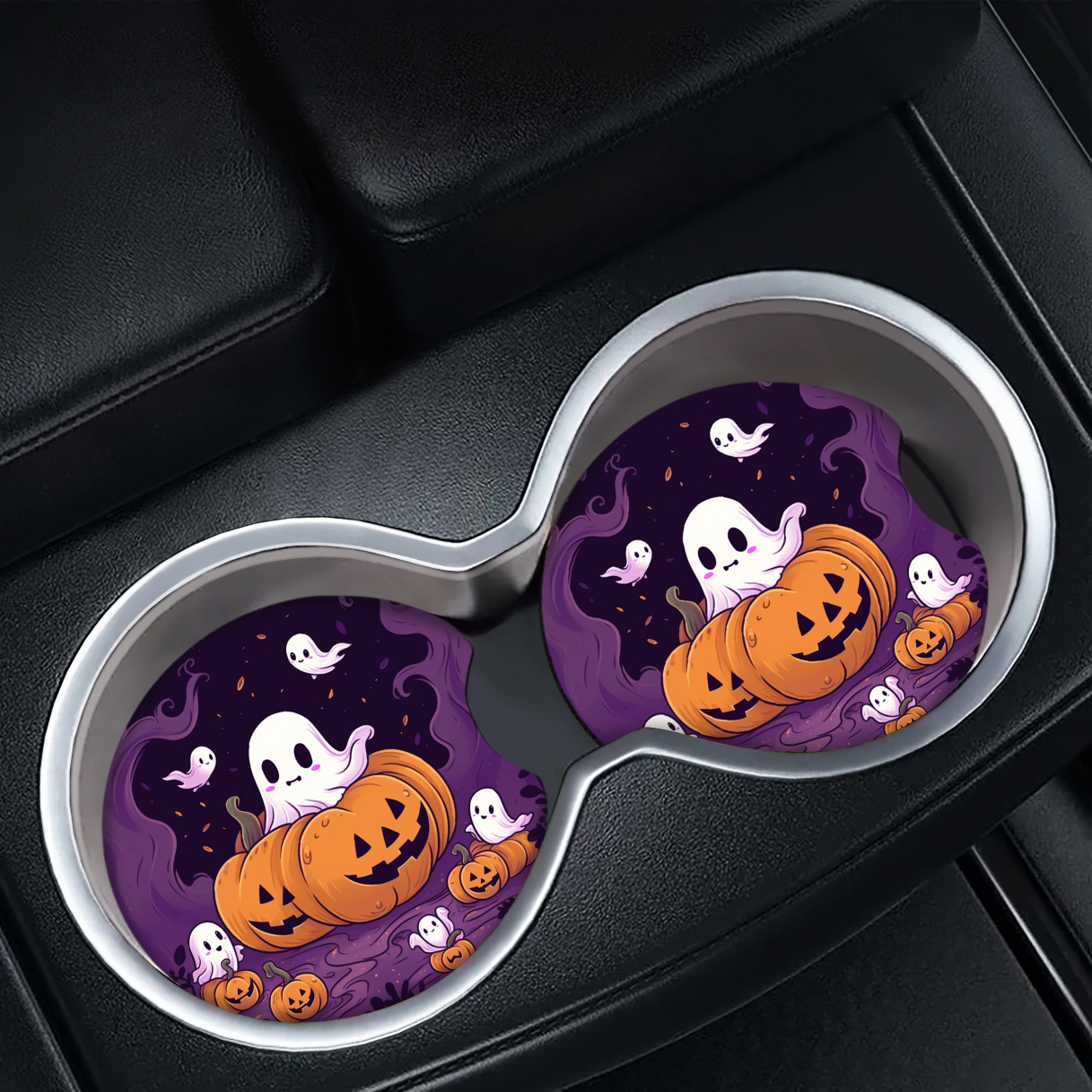 Ghost Funny Car Coasters - Temu