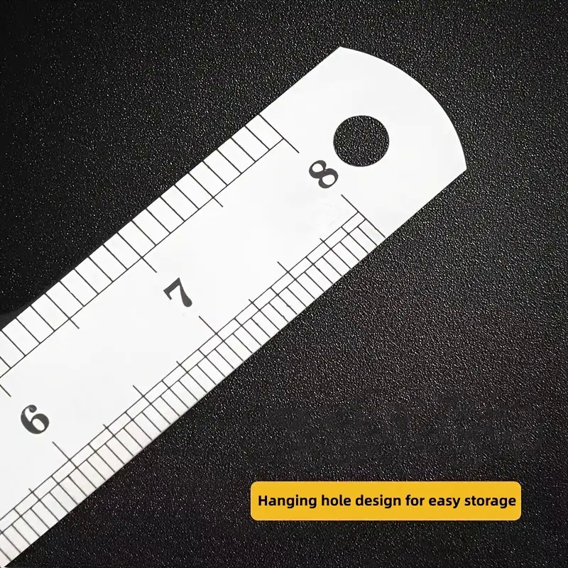 Thickened Double Sided Metric Imperial Steel Ruler Drawing - Temu  Philippines