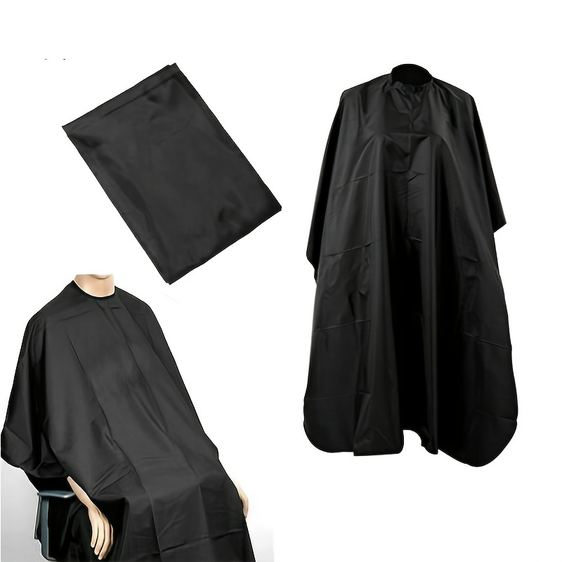  Barber Capes for Men Professional Haircut Capes with Snaps  Salon Capes for Stylist -63*56(Black) : Beauty & Personal Care