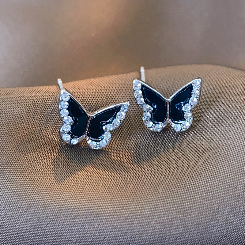 Boucles d'oreilles en forme de papillon pour fille