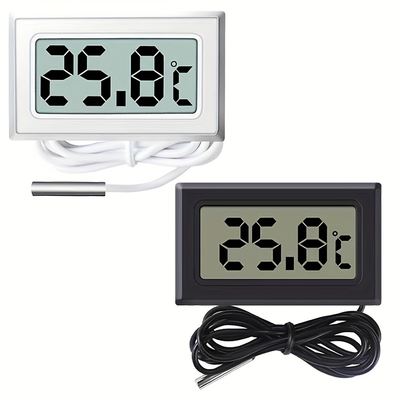 Mini Reloj Coche Temperatura Termómetro Coche Higrómetro - Temu