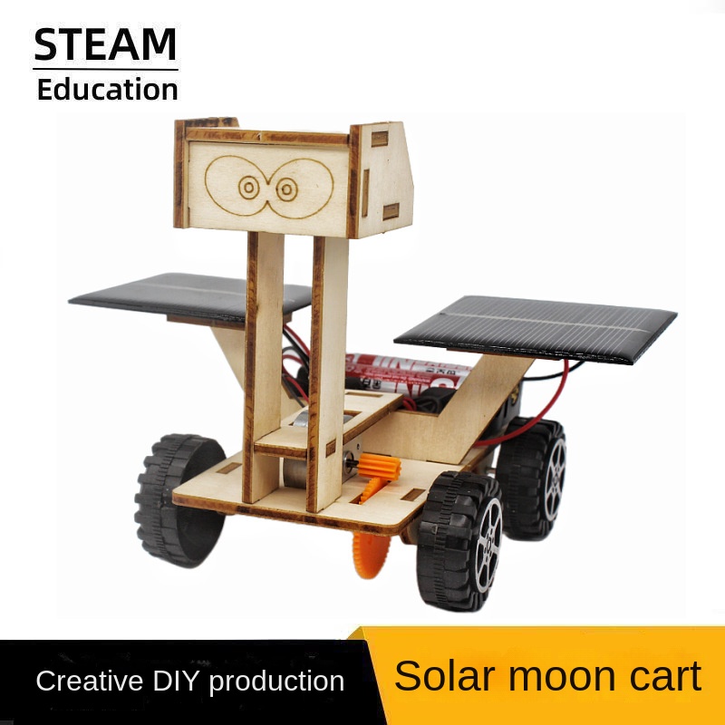 

Solar-powered Lunar Rover Children's Diy Handmade Assembly Model Pediatric Science And Technology Small Production Stem Education Toys