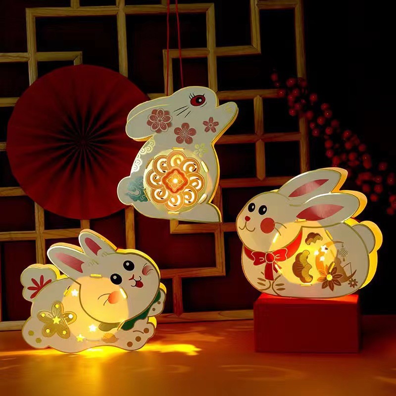 Linterna luminosa de luz portátil linterna de dibujos animados linterna  festiva linterna niños juguetes decorativos Festival suministros escena