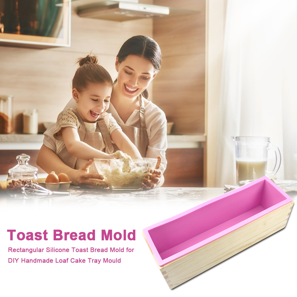 Bread Silicone Mold Toast Mold Bread Pan Cake Baking Mould Cake Tray Loaf  Mould