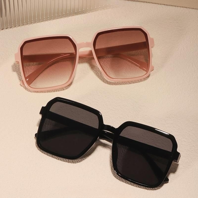 Retro Oversized Sunglasses Women 2023 Brand Vintage Square Fashion Large  Frame