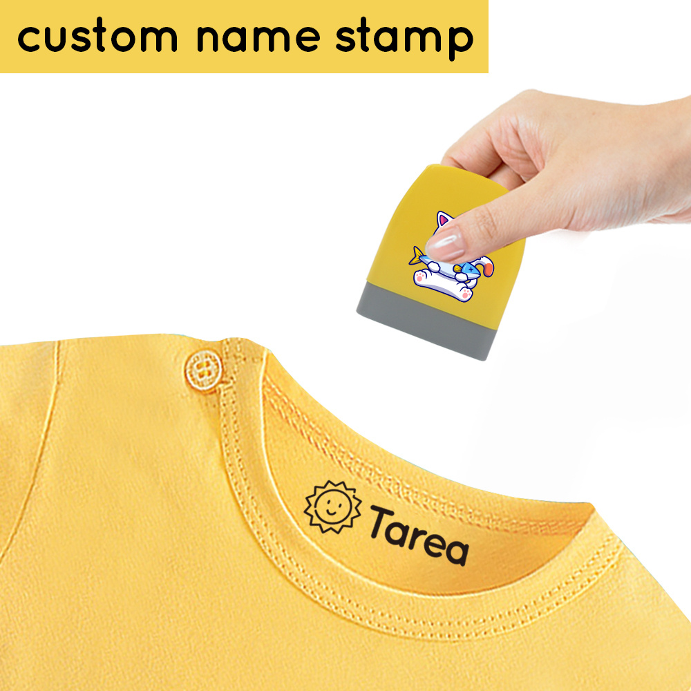  Name Stamp for Clothing Kids,Custom Name for Baby