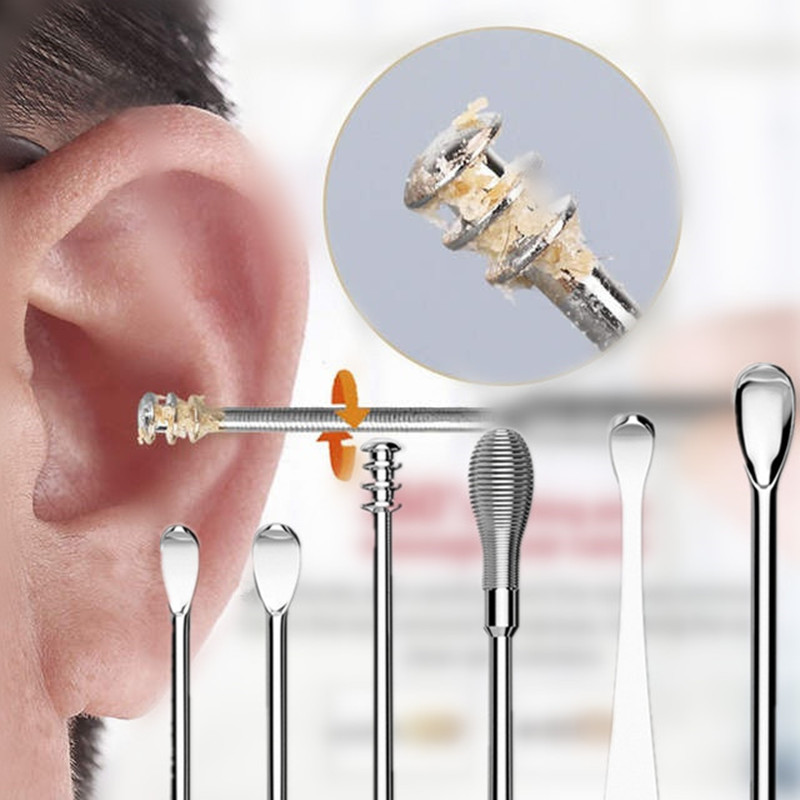 Ear Cleaner Kit Ear Wax Remover Cleaning Ear Pick Earpick Spoon