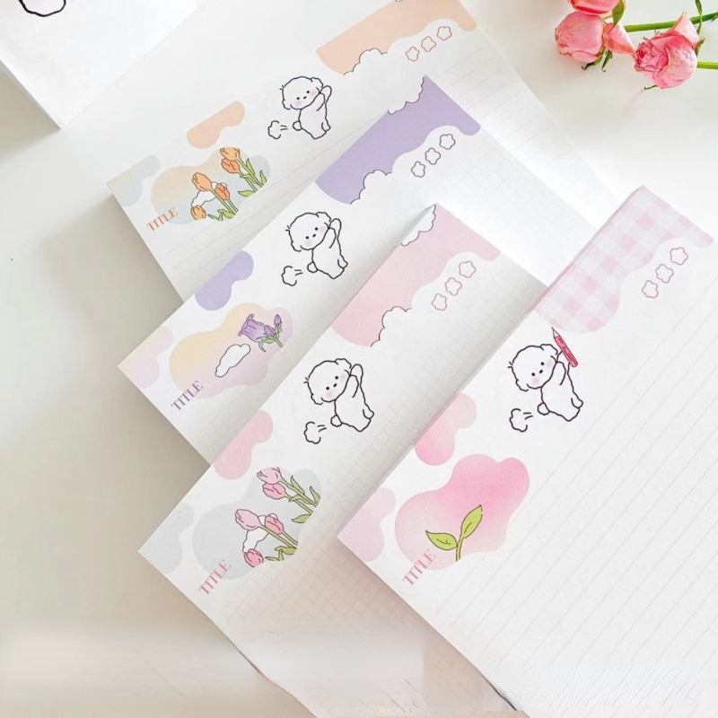 Per Book B5 Milk Puppy Paper Notebook With Cute Cow - Temu