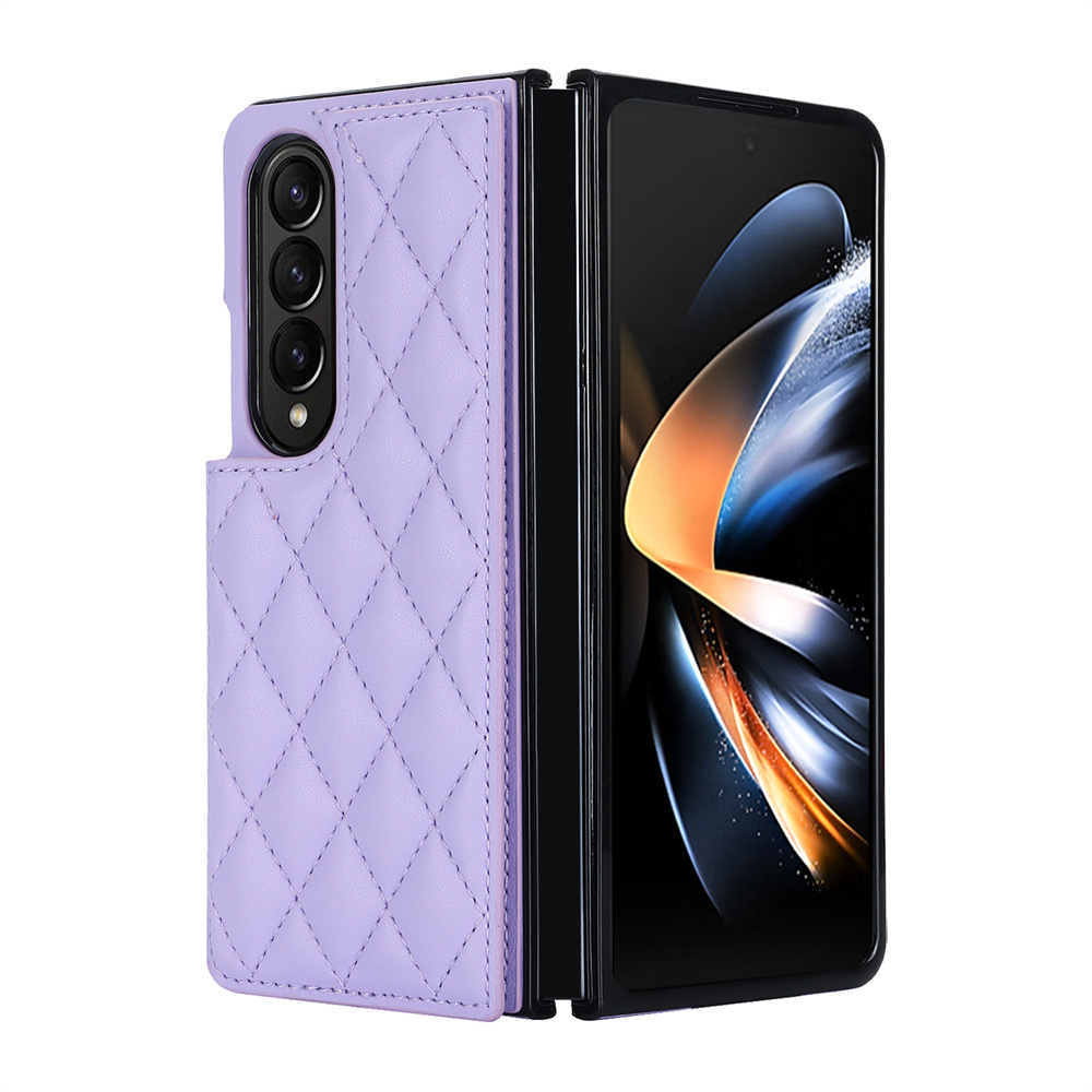 For Samsung Galaxy Z Fold 4, Fashion Magnetic Flip Leather Wallet