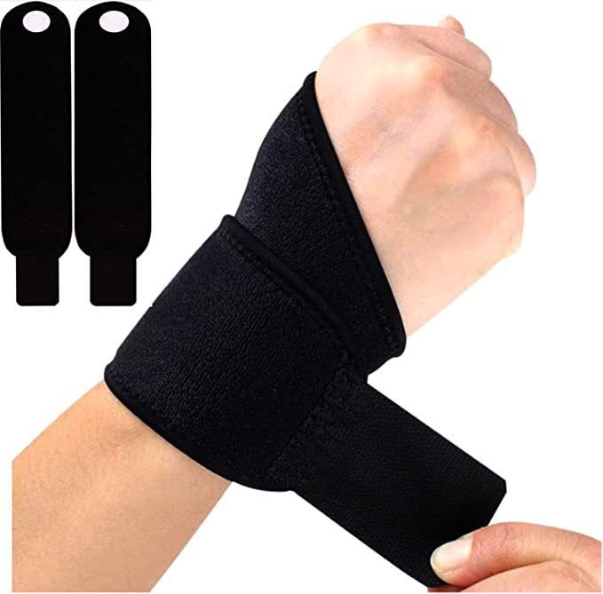 2pcs(1pair) Strength Bandage Wristband Weightlifting Wrist Support