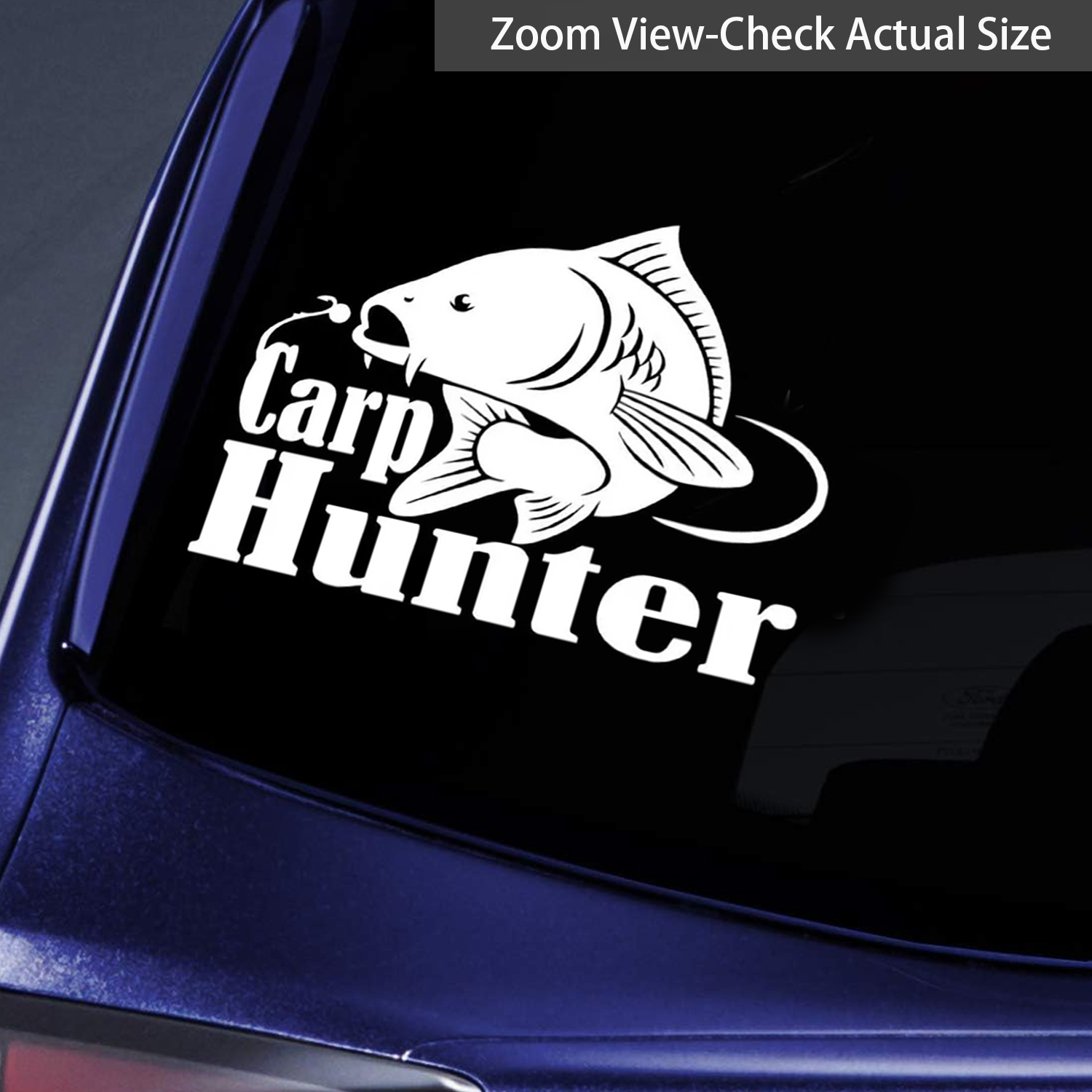 Carp Hunter Fishing Fashion Car Sticker Laptop Bottle Truck - Temu