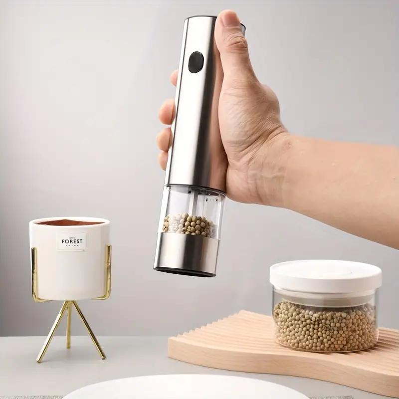 Modern Electric Salt And Pepper Grinder Powered Gravity Sensor Pepper Mill  2 PCS