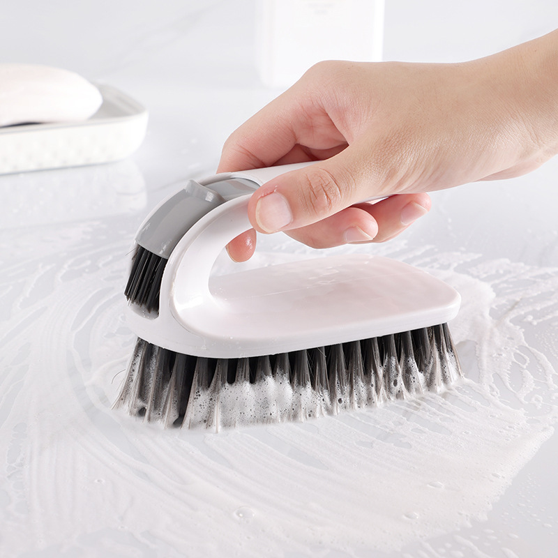 1pc Scrubbing Brush, Hard Bristle Laundry Clothes Shoes Scrub Brush,  Plastic Cleaning Brush For Kitchen Bathroom