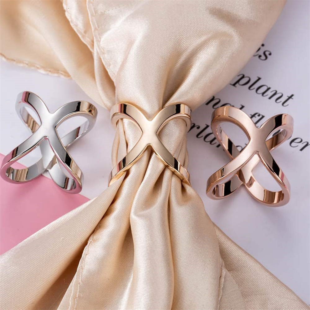 Link Chain Scarf Ring Clip Minimalist Simple Style Clothings Decoration Scarf  Buckle - Temu