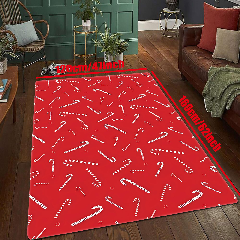 Red Checked Runner Machine Washable Red Kitchen Floor Mat - Temu