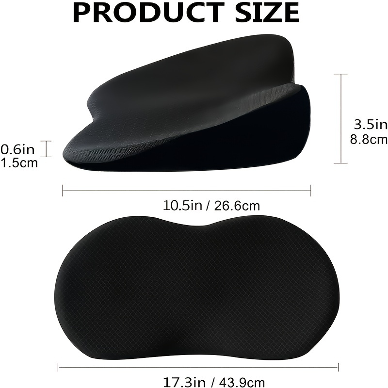 Memory Foam Car Seat Pad for Sciatica & Lower Back Pain Relief