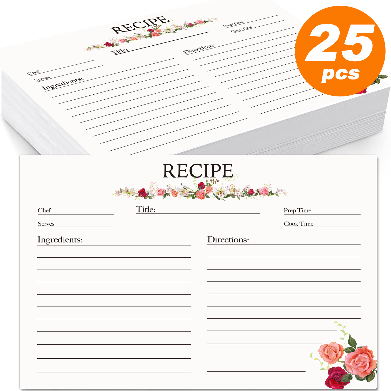 Valentine's Day 4x6 Recipe Card Free Printable  Recipe cards printable  free, Recipe cards template, Printable recipe cards