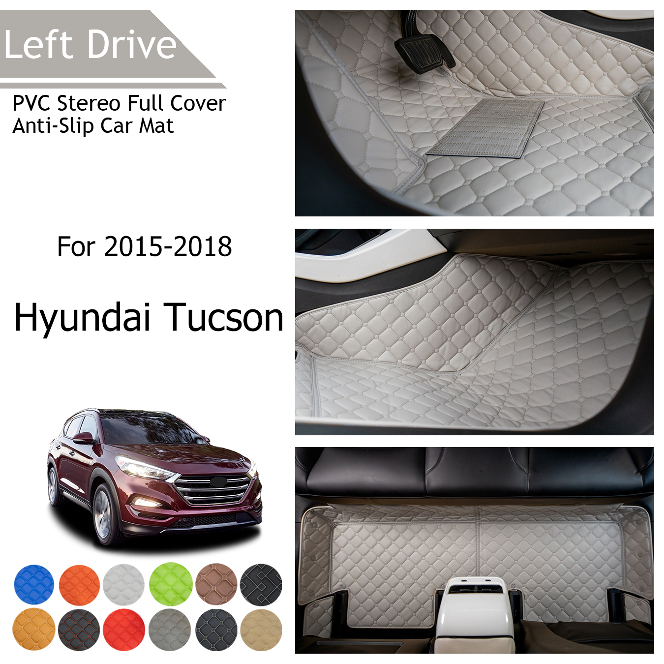 Tegart[lhd]fits Tucson 2015 2018 Three Layer Pvc - Temu