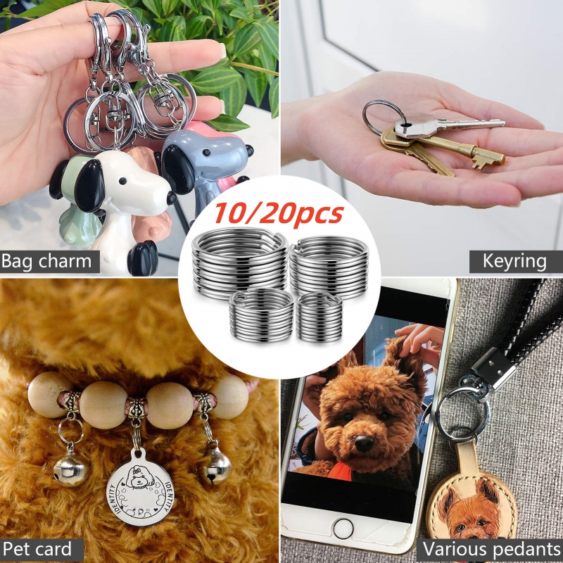 1pc Glossy Key Chain Metal D Ring Keychain Hanging Buckle Car Key Holder Openable Bag Belt Strap Buckle Dog Chain D Shape Horseshoe Keyring,Temu