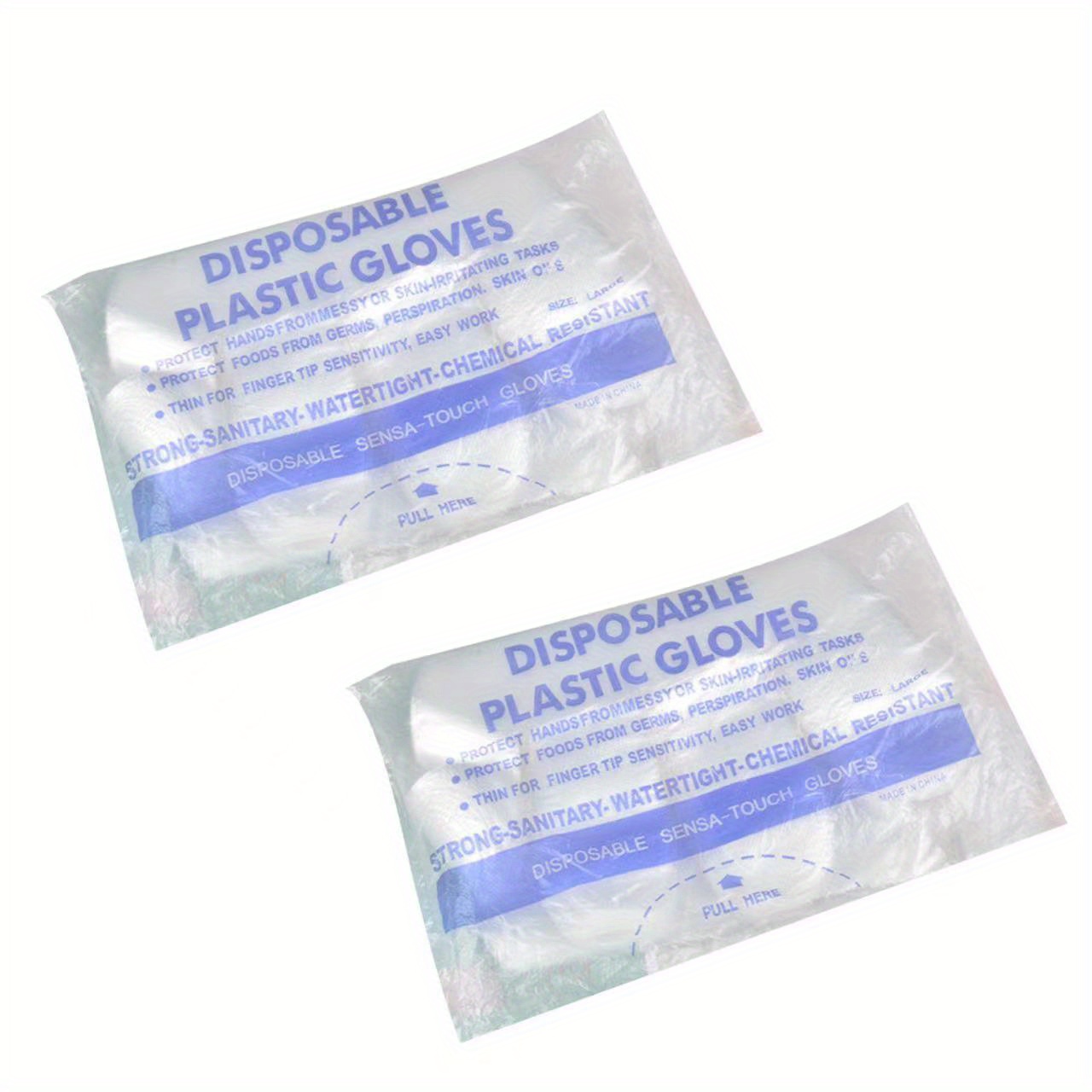 Guantes De Plastico Desechables Transparentes Para Cocina Multisuso 500  Piezas