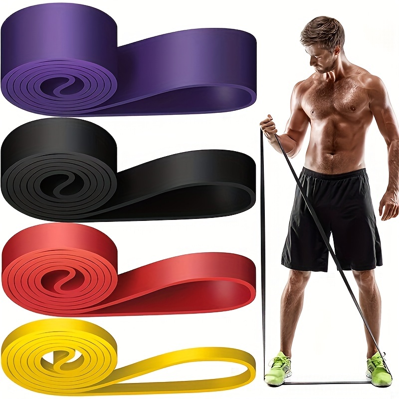Bandas elásticas bandas de ejercicios de plástico crossfit, bandas de  ejercicios, ejercicio, cuerda, gimnasio png