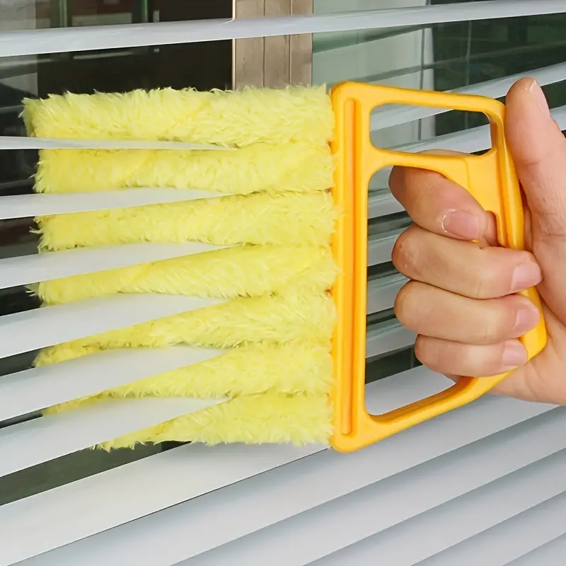 Washable 7-finger Blind Cleaner Duster Tool For Window Venetian
