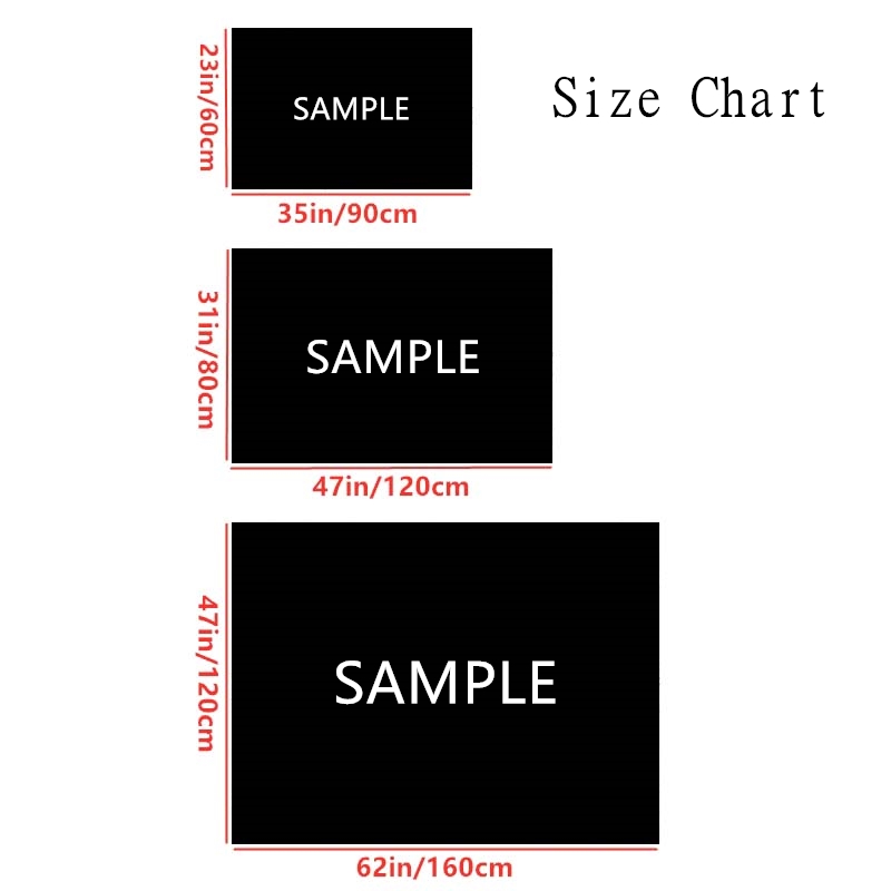 Dark Satanic Pattern Area Rug Halloween Decor Mat