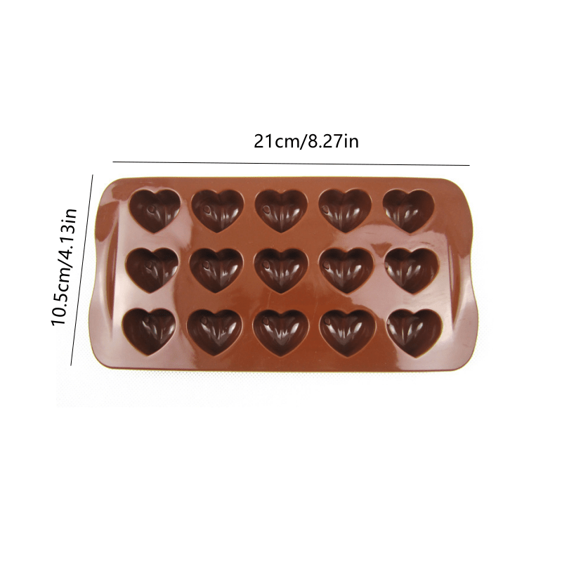 Heart Shape Silicone Chocolate Mold, Diy Cake Accessories, Kitchen Ice  Cubes Biscuit Pastry Manual Baking Mold - Temu United Arab Emirates