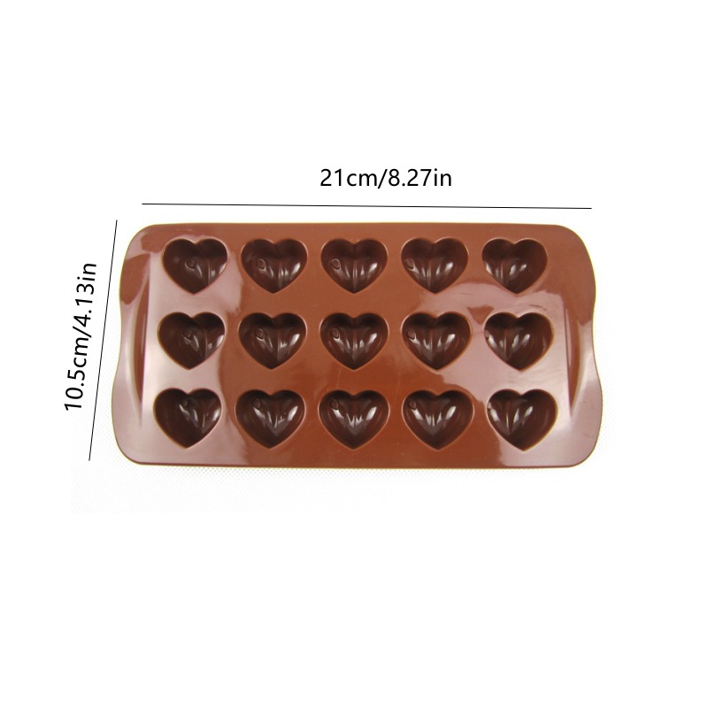 Heart-Shaped Silicone Chocolate Mold