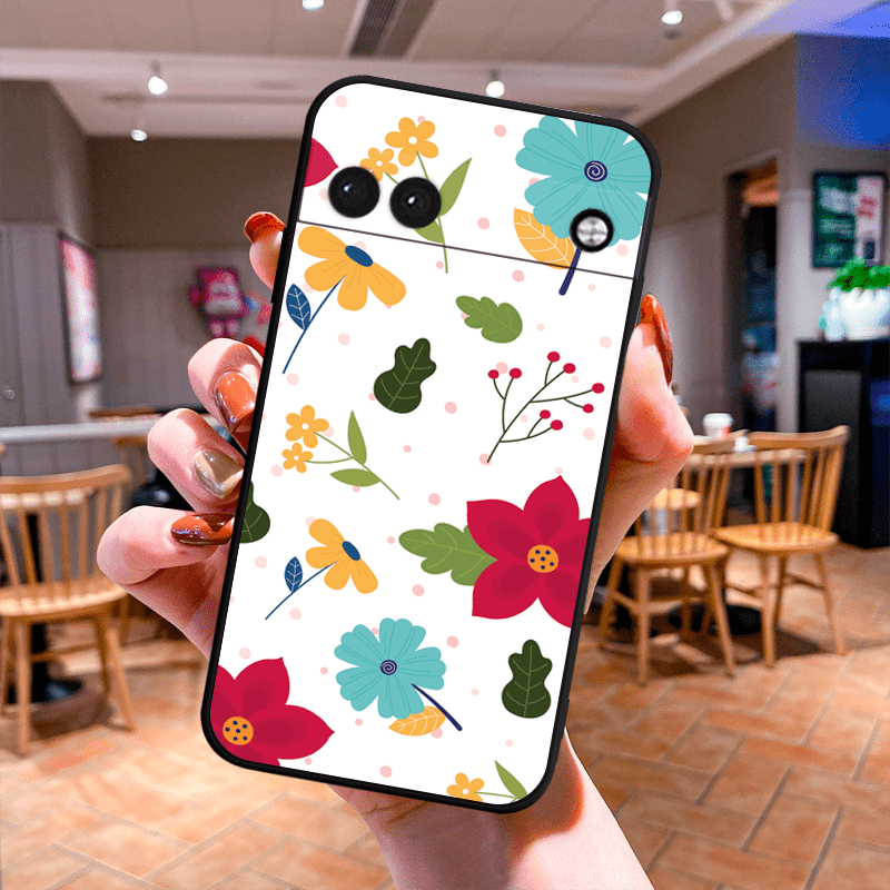 Aesthetic Flower Tpu Anti-fall Protective Soft Shockproof Phone Case For Google  Pixel 6a 7 7a Pro - Temu Philippines