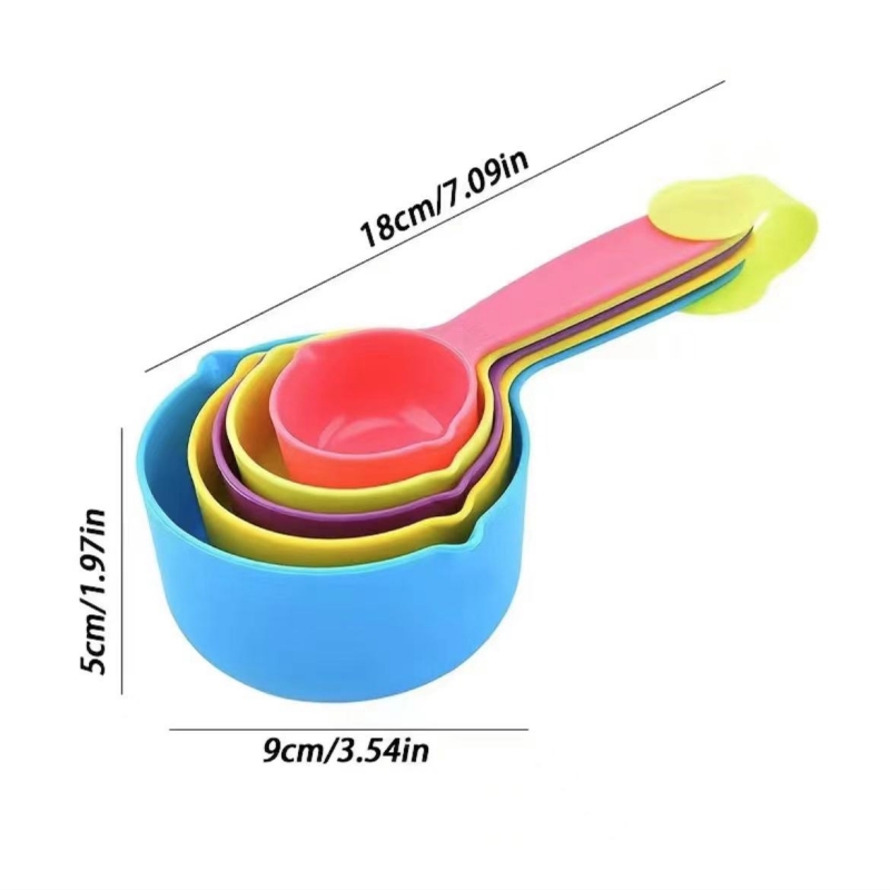 Measuring Cups and Spoons Set of 10 | U-Taste Multicolors