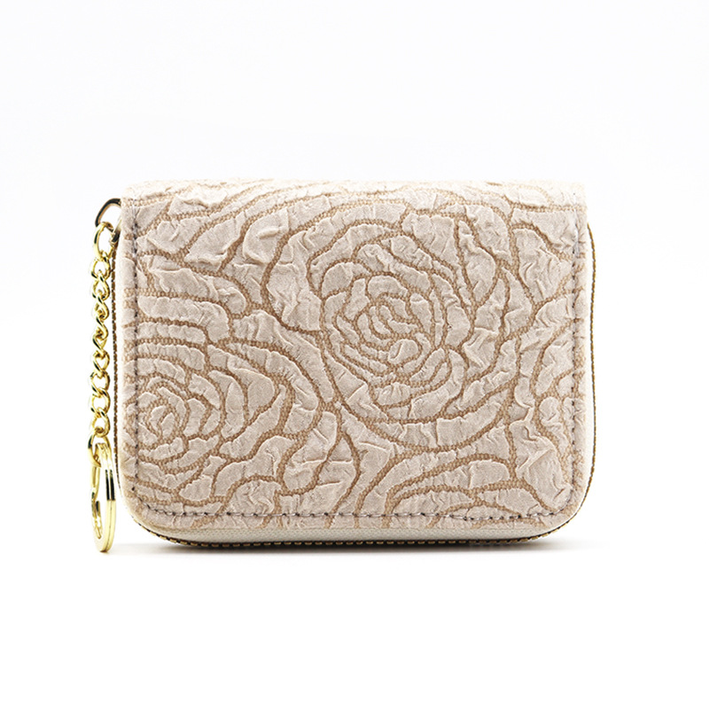 Flower Embroidery Short Wallet, Cute Bifold Coin Purse, Women's Multi Card  Slots Card Holder - Temu