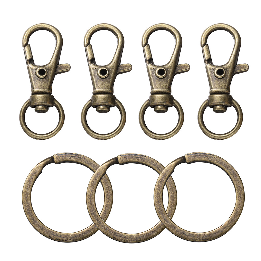 Swivel Clasps Set Lanyard Snap Hooks Key Chain Rings - Temu