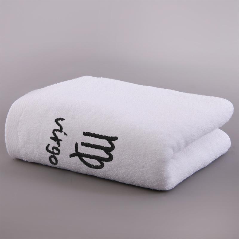 Constellation Embroidery Hand Towel Soft Cotton Face Towel for Home