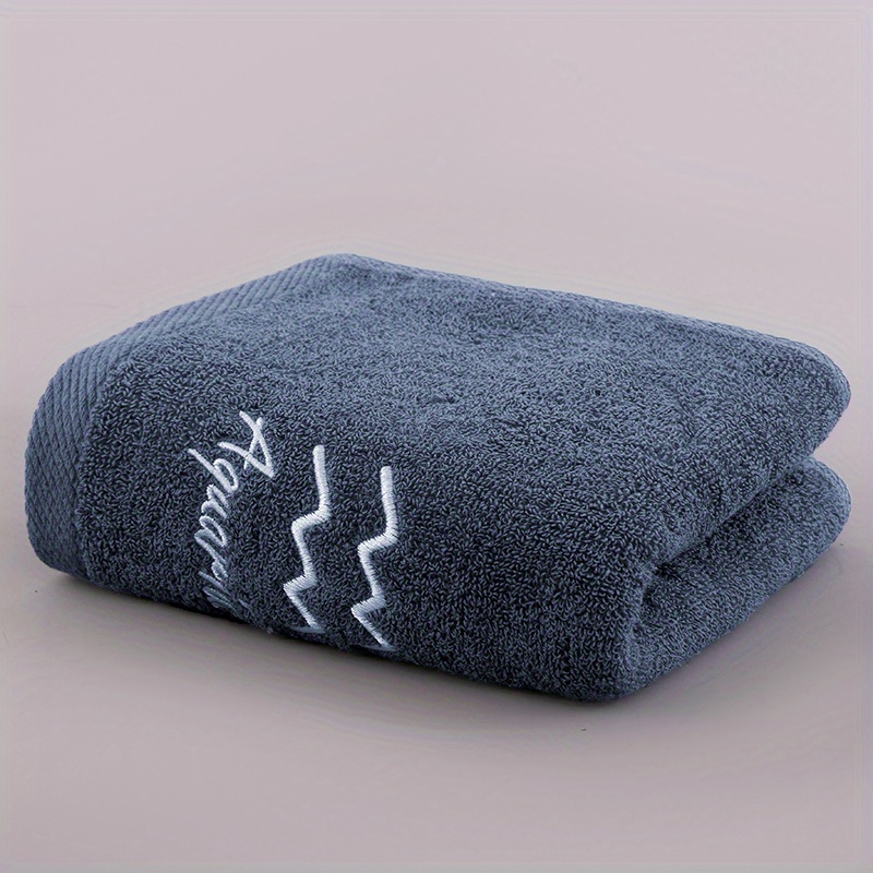 Constellation Embroidery Hand Towel Soft Cotton Face Towel for Home