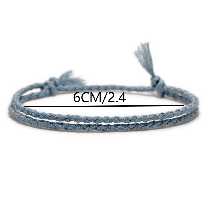 Bohemian Rope Bracelet Homme Female 6 Colors Yoga Braslet Minimalist  Tibetan Braclet Friendship Brazalete Gift For Lovers - Temu