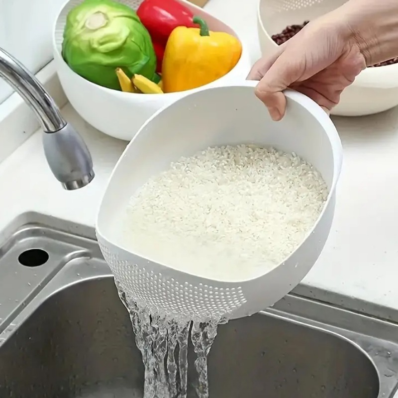 Outil de lavage de riz multifonctionnel passoire à riz - Temu Belgium