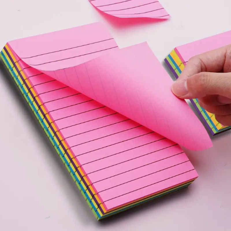 Sticky Notes Sheet Horizontal Line Sticky Notes Large Size - Temu