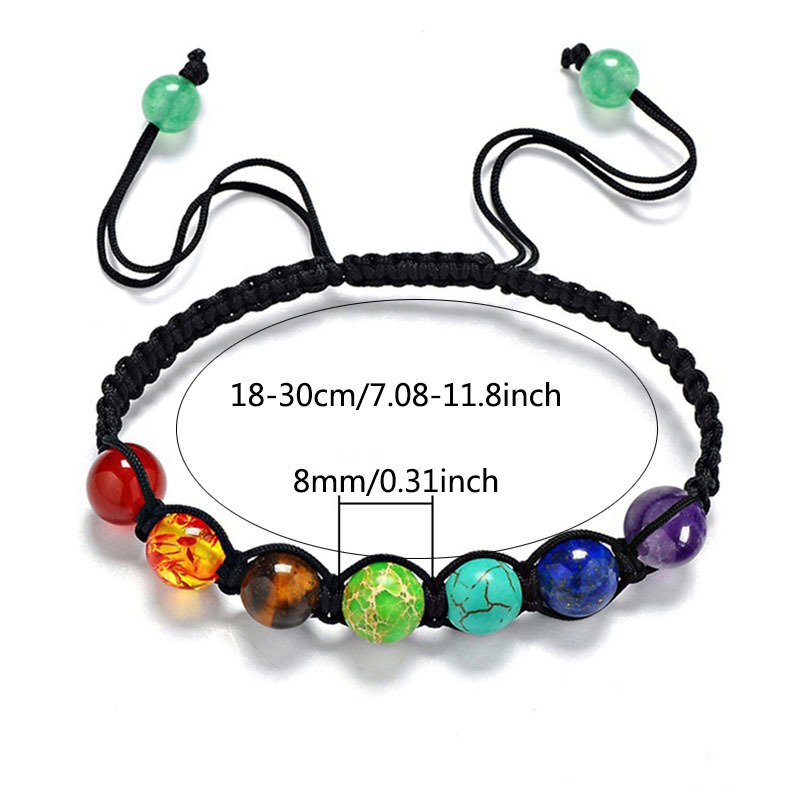 Handmade 7 Chakra Beads Bracelet - Temu